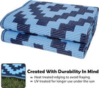 SAND MINE Reversible Mats, Plastic Straw Rug, Modern Area Rug, Large Floor Mat - Image 3
