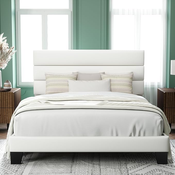 Allewie Queen Size Platform Bed Frame by Allewie