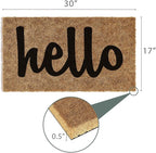 Barnyard Designs Front Door Welcome Mat | Printed Polyester Outdoor Rug - Image 3