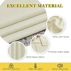 NICETOWN Beige Room Darkening Curtains 66 inches Long, Grommet Thermal Curtains - Image 4