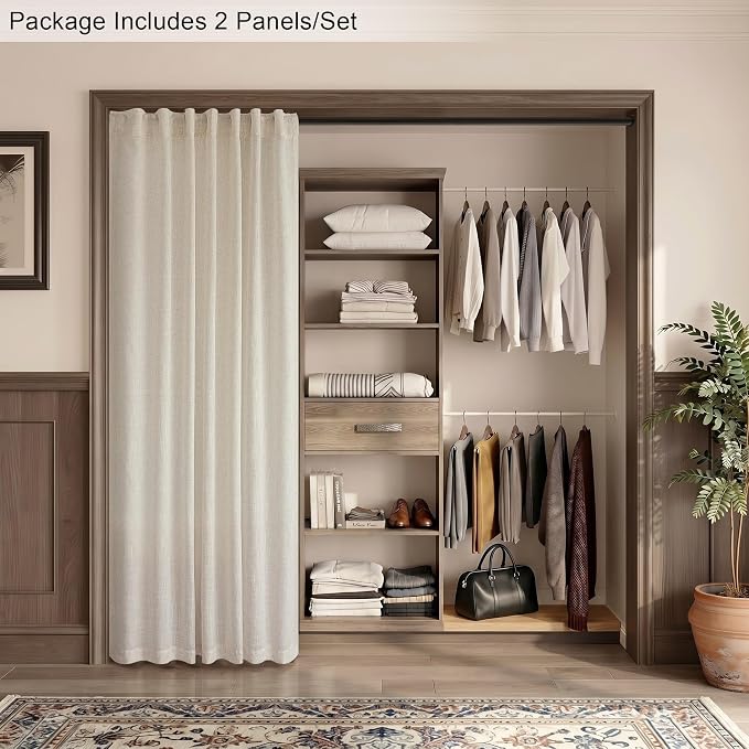 Pitalk Beige Curtains 78 Inches Long - Image 6