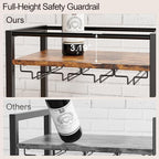 Bar Cart, Home Bar Serving Cart, Mobile Kitchen Carts - Image 4