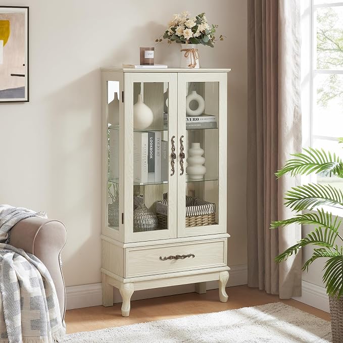 Lighted Curio Display Cabinet - Image 4