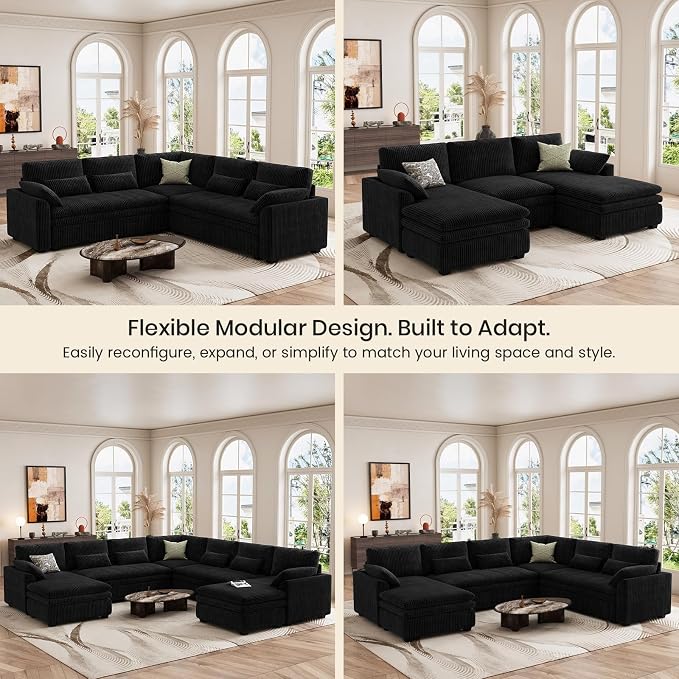 Belffin Large Modular Sectional Sofa - Image 4
