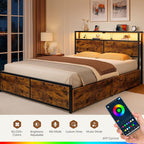 Rolanstar Full Size Bed Frame - Image 6
