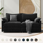 Vesgantti 74" Cloud Couch for Living Room, 2 Seaters Deep Seat Sectional - Image 8