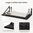 Fun Memories Floating Shelves for Wall, 12 Inch Deep Floating Shelves Set of 2 - Image 6
