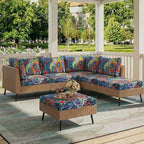 Printed Couch Cushion Covers, Sofa Covers Washable - Image 2