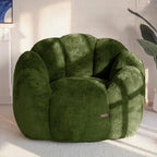 MAXYOYO Bean Bag Chair for Adults, Floral Shaped Bean Bag Sofa, Ultra Soft Faux by MAXYOYO