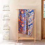 LUTBM Boho Throw Blanket for Couch Sofa Chair Cotton Summer Blankets for - Image 6