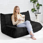 Bean Bag Loveseat Chair Big Sofa Beanbag Chair - Image 3