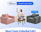 Hobestluk Single Sofa Foam Couch Sofa - Image 8