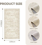 3x6 Runner Rug Non Slip, Washable Hallway Runner Rug, Nursery Room, Soft Runner - Image 2