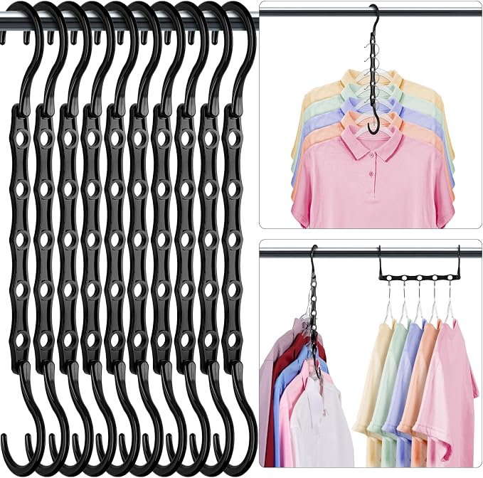 HOUSE DAY Closet Organizers and Storage 12 Pack, College Dorm Room Essentials by HOUSEDAY