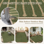 Lahome Neutral Easy Jute Outdoor Rug 5x7 - Image 4