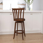Hillsdale 29.5" Savana Wood Swival Bar Height Stool - Image 15