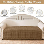Couch Cover for Dogs, Washable Non Slip Plush Flannel Sofa Protector | Thick - Image 3