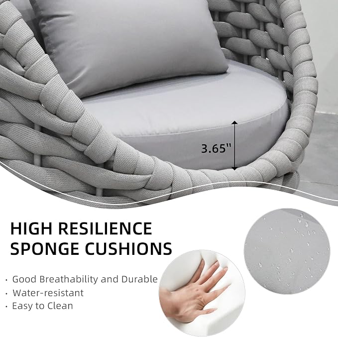 TWT 3 Piece Patio Furniture Set - Image 3