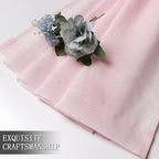 Tollpiz Short Sheer Curtains Linen Textured Living Room Curtain Sheers Light - Image 7