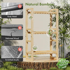 AmazerBath Bamboo Over The Toilet Storage Shelf - Image 3
