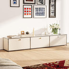 Modern Storage Cabinet White E Versatile Free-Standing Organizer - Image 2