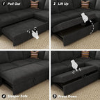 Belffin Modular Sectional Sleeper Sofa - Image 7