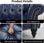 LEVNARY Chesterfield Loveseat, 2 Seater Tufted Couch - Image 5
