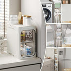 4-Tier Tall Narrow Storage Cabinet, Slim Bathroom Storage Cabinet - Image 3