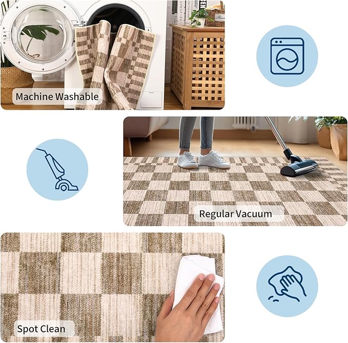GarveeHome 2x6 Kitchen Runner Rug Non Slip Washable Runner Rug - Image 7