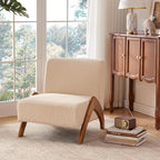 Oversized Accent Chair, upholstered armless mid Century Modern Living Room Chair - Image 6