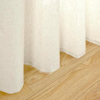 YoungsTex 60 Inch Wide Linen Curtains 2 Panels Grommet 63 Inch Length Light - Image 9