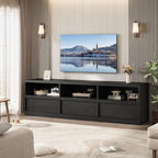 GarveeHome 70 in TV Stand for TVs up to 85 in, Mid Century Modern Entertainment - Image 2