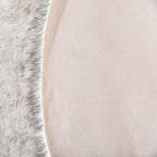 ORINOVA Grey and White Plush Machine Washable Area Rugs - Image 5