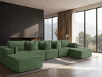 168" Cloud Sectional Couch, Comfort U Shaped Sofa by VYUXWO