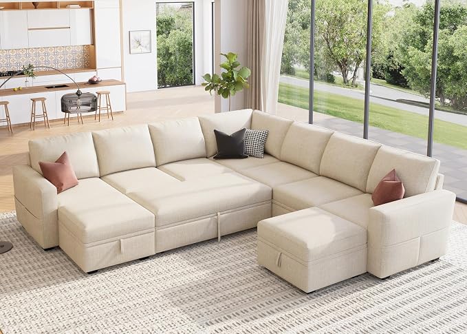 HONBAY Modular Sectional Sleeper Sofa by HONBAY