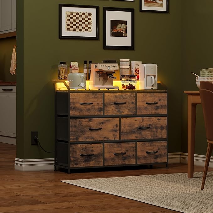 WLIVE Led Dresser for Bedroom, TV Stand for Bedroom - Image 4