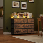 WLIVE Led Dresser for Bedroom, TV Stand for Bedroom - Image 4