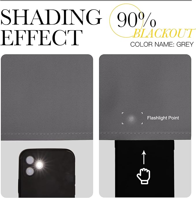 NICETOWN Bedroom Blackout Curtains Panels - Image 5