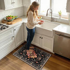 RELEANY Washable Area Rug, Small 2'x3', Water Repellent, Pet Friendly, Vintage - Image 3