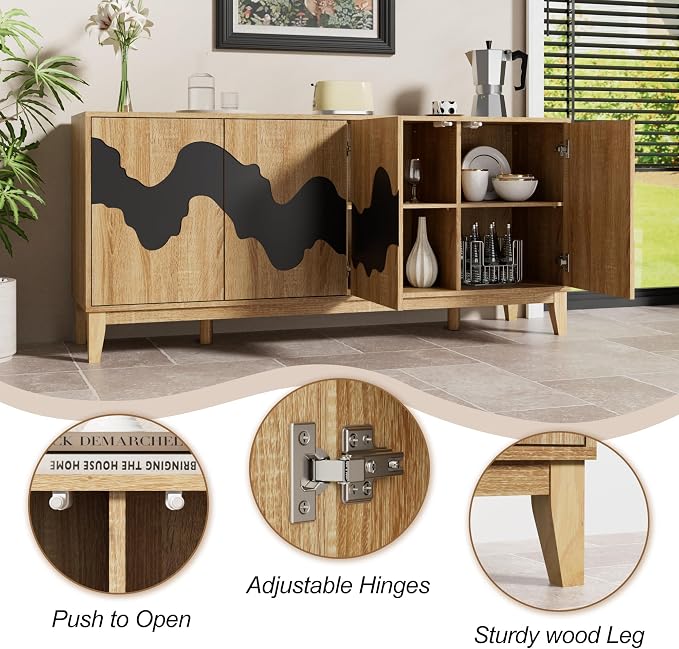 UEV Buffet Cabinet, Kitchen Storage Cabinet - Image 5