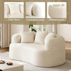 DAMAIFROM 68.5" Loveseat Sofa for Living Room, Modern Luxury Plush Chenille - Image 8