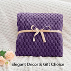 BEDELITE Purple Throw Blanket for Couch, Soft Cozy Gifts for Women, 50 * 60 | - Image 4