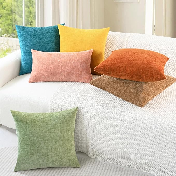 CaliTime Decorative Throw Pillow Covers 26 X 16 Inches Mustard Yellow | Pack of - Image 4