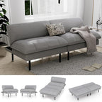 Ribilake 70" Futon Sofa Bed, 4 in 1 Multi-Function Couch Sleeper by RIBILAKE
