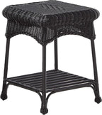 Jeco 3 Piece Rocker Wicker Chair Set - Image 5