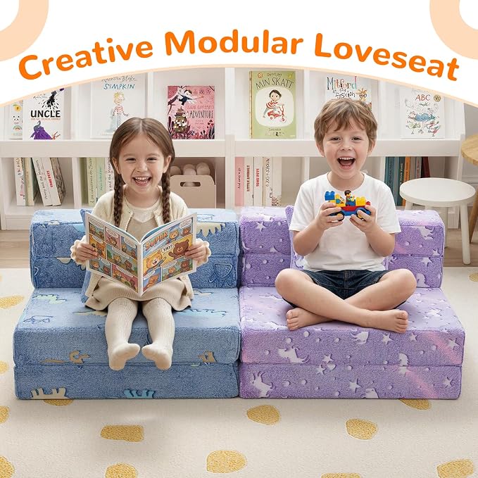 MeMoreCool Foldable Futon Chair Bed - Image 6