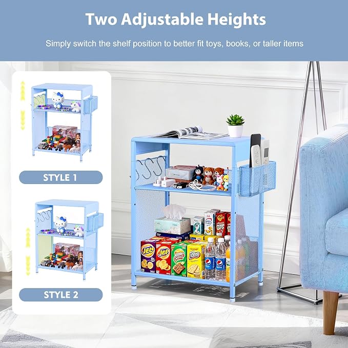 ECOLOVI Kids Nightstand 19in High - Image 4