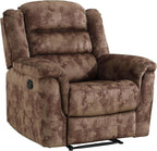 EBELLO Manual Recliner Chair, Soft Fabric Recliner Sofa - Image 8
