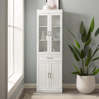 Crosley Furniture Stanton Glass Door Pantry Storage Cabinet - Image 7