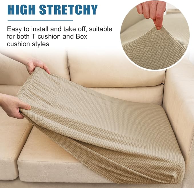 Water Repellent Single Seat Cushion Cover, Replacement Chair/Sofa Cushion - Image 7